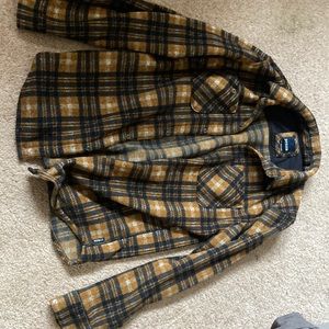 Prana fleece flannel shirt. Mens Large. Hardly worn.